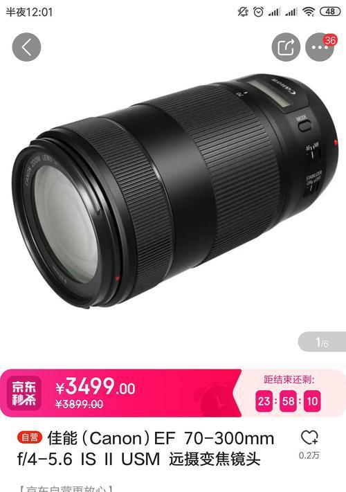佳能300-f4镜头的性能及优势分析（佳能300-f4镜头的画质表现与适用领域）