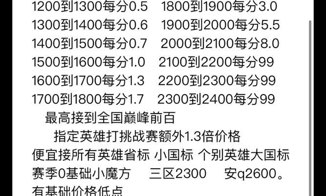 以爱代练王者荣耀（让你轻松享受游戏乐趣的专业代练平台）